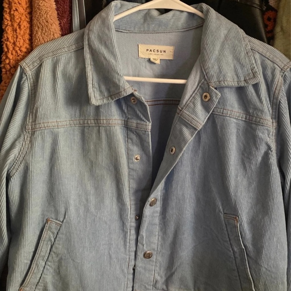 Blue corduroy jacket